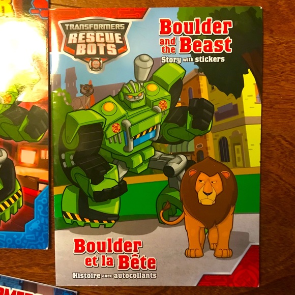 3 FOR $20 rescue bots colouring & sticker books - Picture 3 of 4